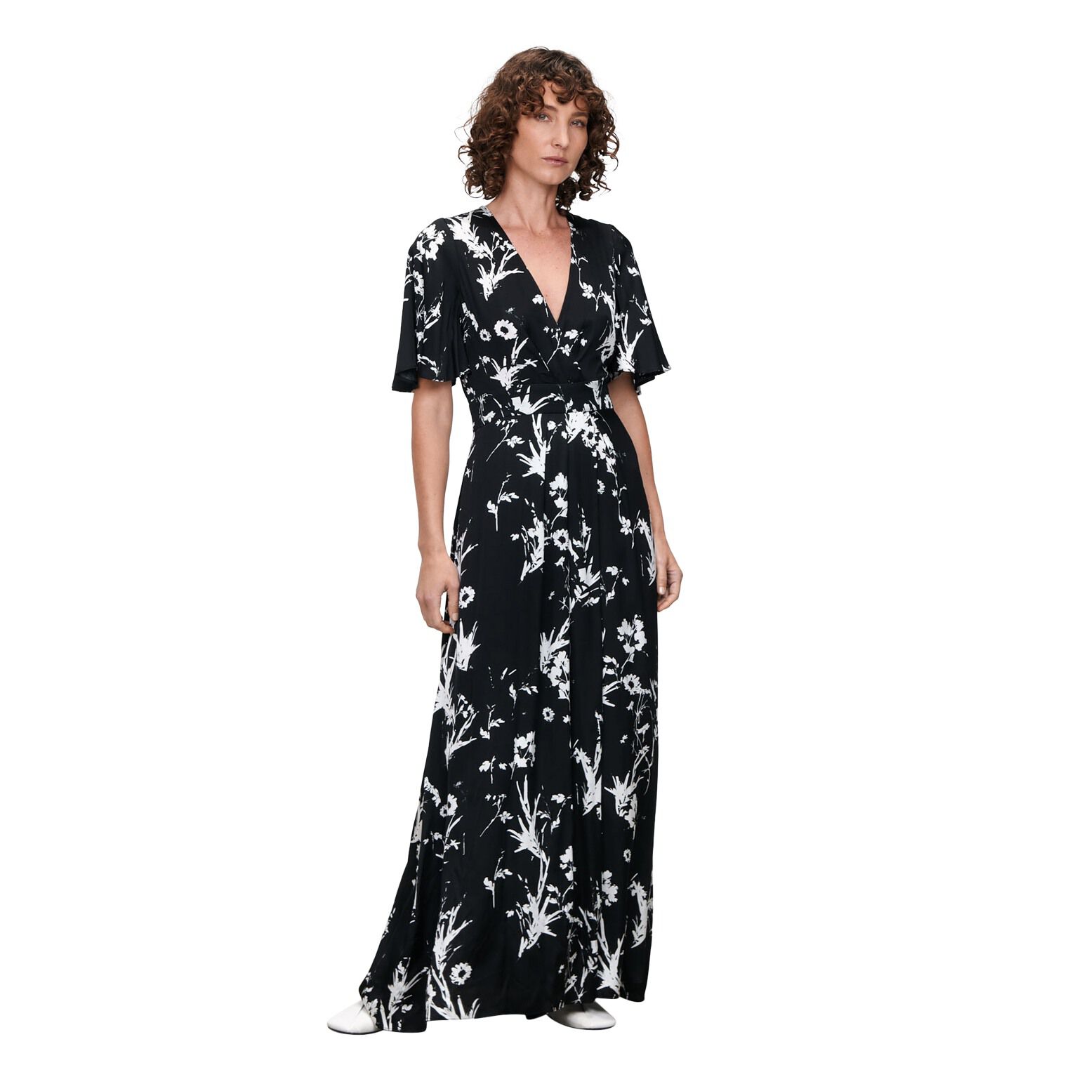 Veronika Maine Fleur Noir Maxi Dress Ballantynes Department Store